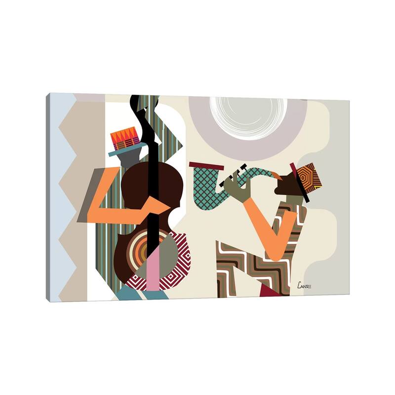 iCanvas "Jazz Quintet" by Lanre Studio Canvas Print