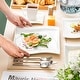preview thumbnail 5 of 14, MALACASA Flora Porcelain Dinnerware Set (Service for 6)