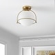 preview thumbnail 7 of 8, SAFAVIEH Lighting Valise Flush Mount - 13" W x 11" D x 11" H