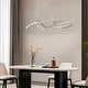 preview thumbnail 5 of 11, Nordic Luxury Interlocked Stainless Steel LED Chandelier Dining Room Ceiling Light