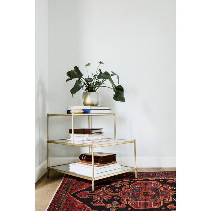 ECARPETGALLERY Hand-knotted Konya Anatolian Black, Red Wool Rug - 4'2 x 6'11