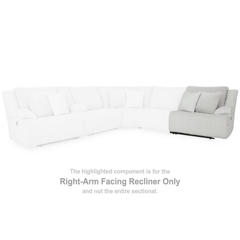 Signature Design by Ashley Top Tier Dark Brown 4-Piece Reclining Sectional with Chaise - 143" W x 74" D x 41" H