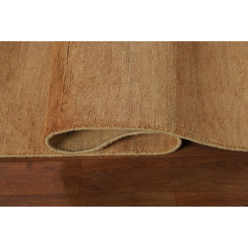 Modern Gabbeh Oriental Area Rug Contemporary Hand-Knotted Wool Carpet - 5'0" x 8'0"