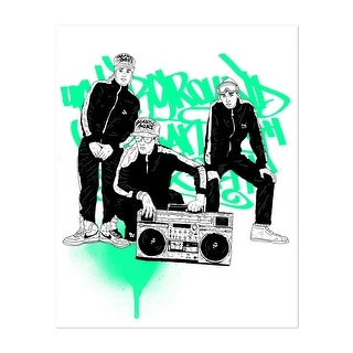 Beastie Boys Illustrations Boombox Rap Hip Hop Art Print/Poster
