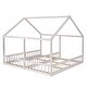 preview thumbnail 8 of 16, 2 in 1 Beds Twin Size House Platform Bed for Multiple Family Members