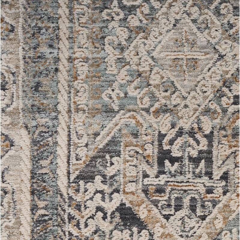 Nourison Nyle Vintage Persian Medallion Boho Area Rug