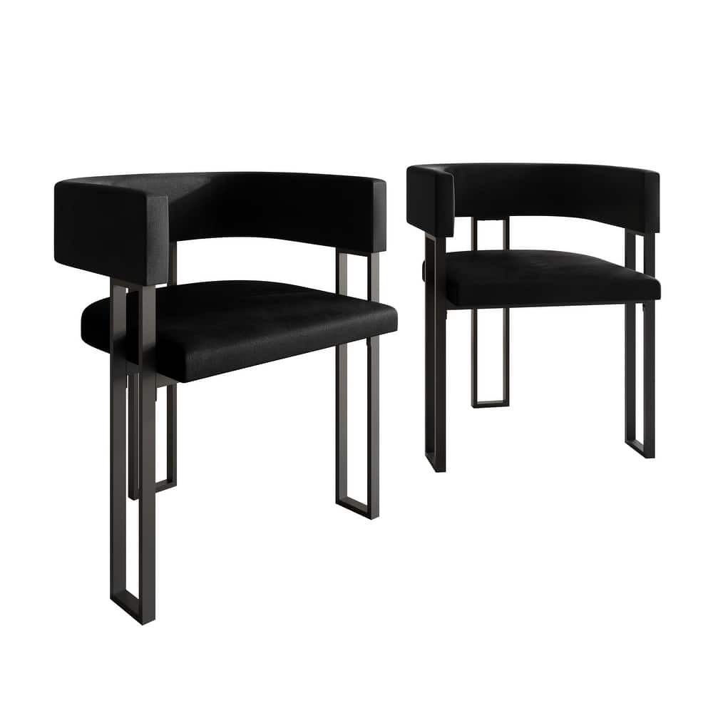 CraftPorch 2 Pieces Contemporary Dining Chair Set