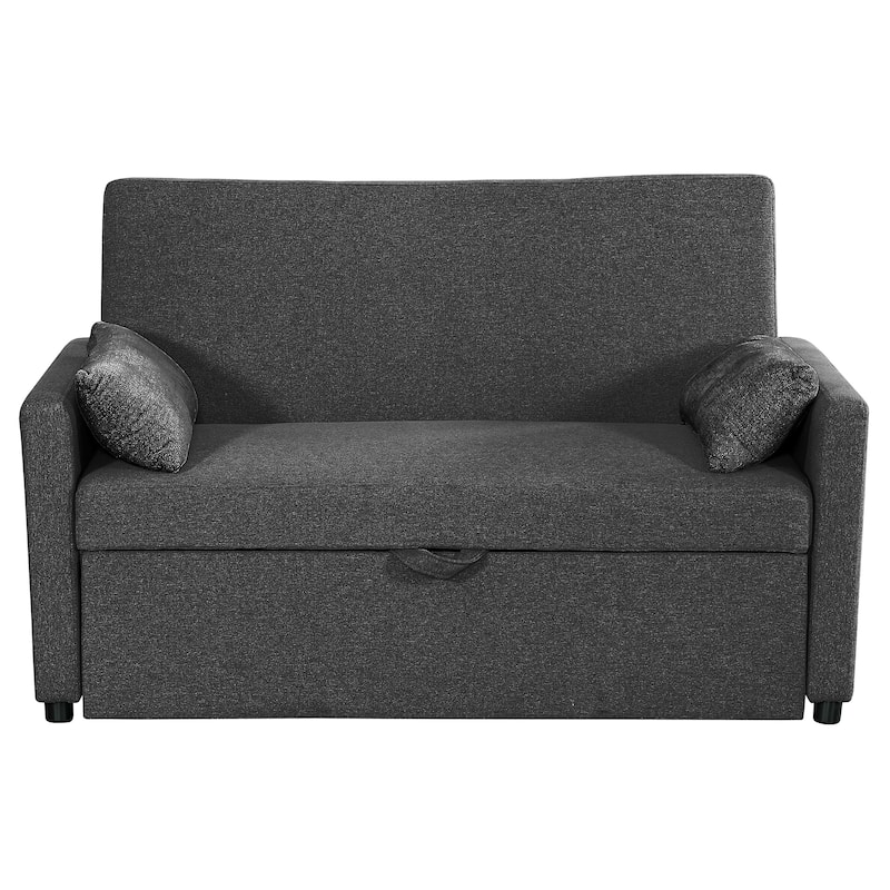 Taite 58 in. Convertible Pull Out Sleeper Sofa Bed