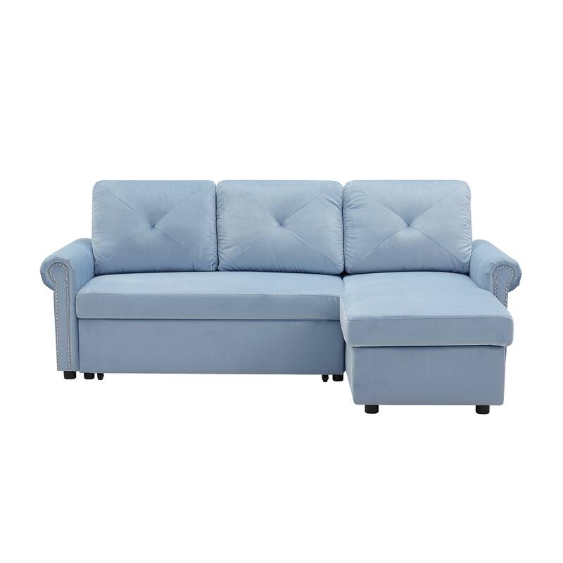 83" L-Shape Sectional Sofa with Storage Chaise