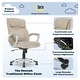 preview thumbnail 66 of 86, Serta Hannah Office Chair with Headrest Pillow, Adjustable Ergonomic Desk Chair with Lumbar Support