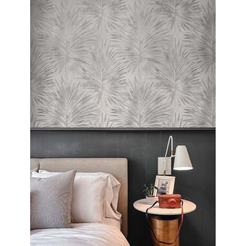 Seabrook Designs Cyril Palm Unpasted Wallpaper