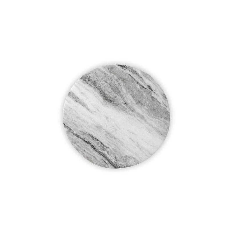 Signature Design by Ashley Keithwell Gray Accent Table - 15" W x 15" D x 23.13" H