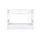 preview thumbnail 24 of 41, Twin Rubber Wood Bunk Bed with Trundle, Convertible into 2 Twin Size Beds, Twin Size Bunk Bed with Ladder and Safety Guardrails