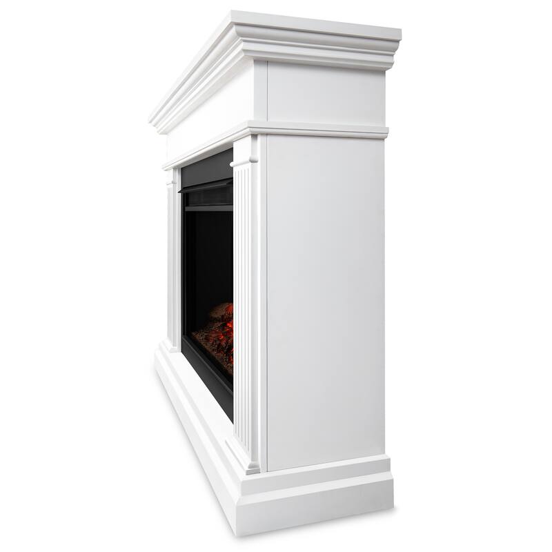 Centennial 55.5" Electric Grand Fireplace in White by Real Flame