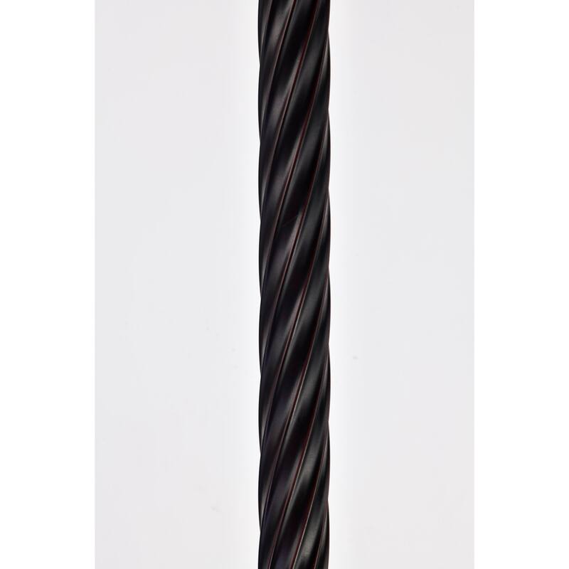 Tiffany-style Peacock Torchiere