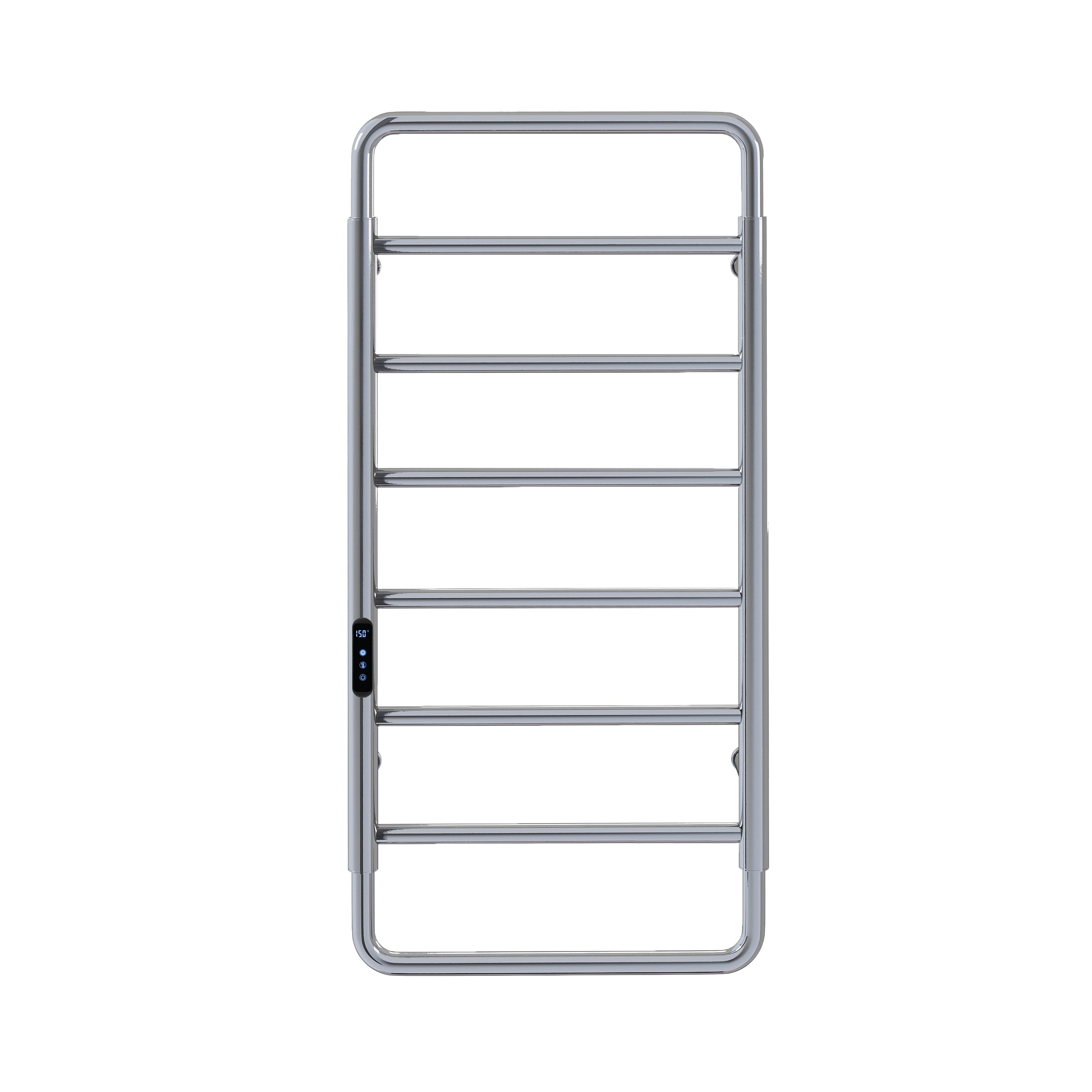 Ivy 8-Bar Electric Towel Warmer In Chrome - 40.94" x 4.72" x 19.69