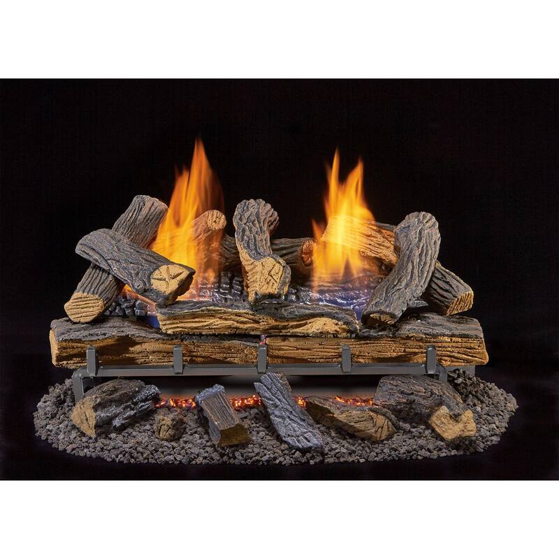 Duluth Forge DLS-N24T-1 33,000 BTU Vent Free Natural Gas Log Set - Natural