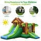 preview thumbnail 6 of 8, Kids Inflatable Jungle Bounce House Castle including Bag