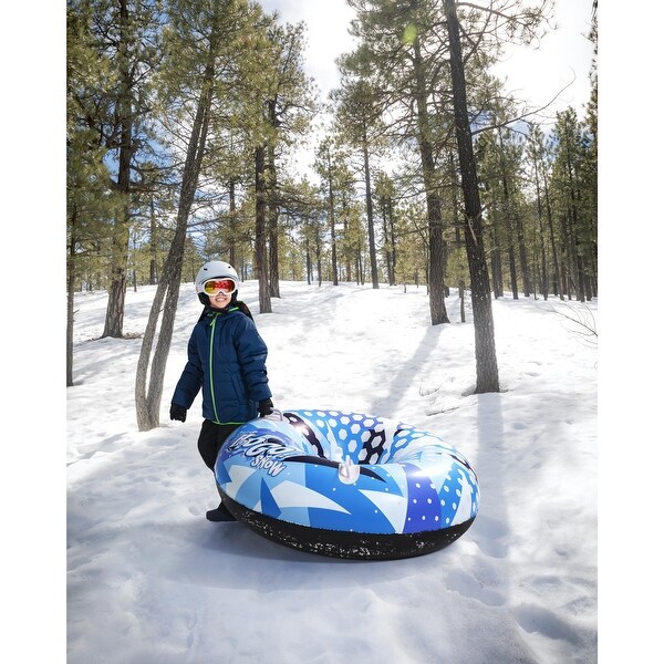 H2OGO! Snow 48 Inch Arctic Rush Inflatable Winter Snow Tube