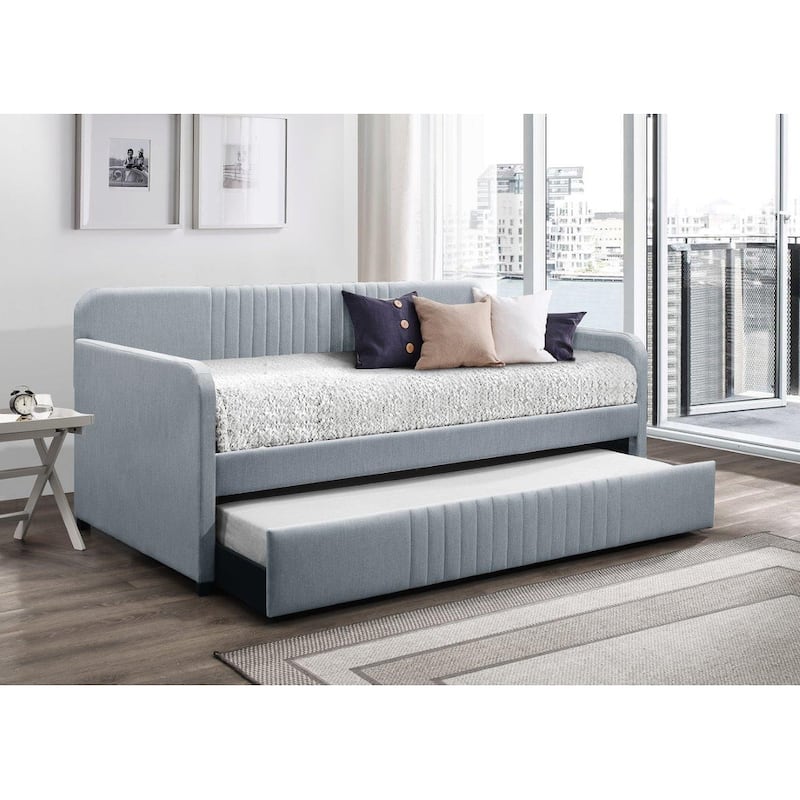 Amelia Twin Daybed with Trundle - Light Blue