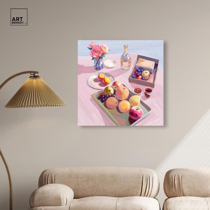 Fresh Fruits Canvas by Art Remedy, Gallery Wrapped