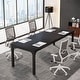 preview thumbnail 12 of 36, 13FT Large Rectangle Conference Meeting Seminar Table for 12-16 Person (Set of 4)