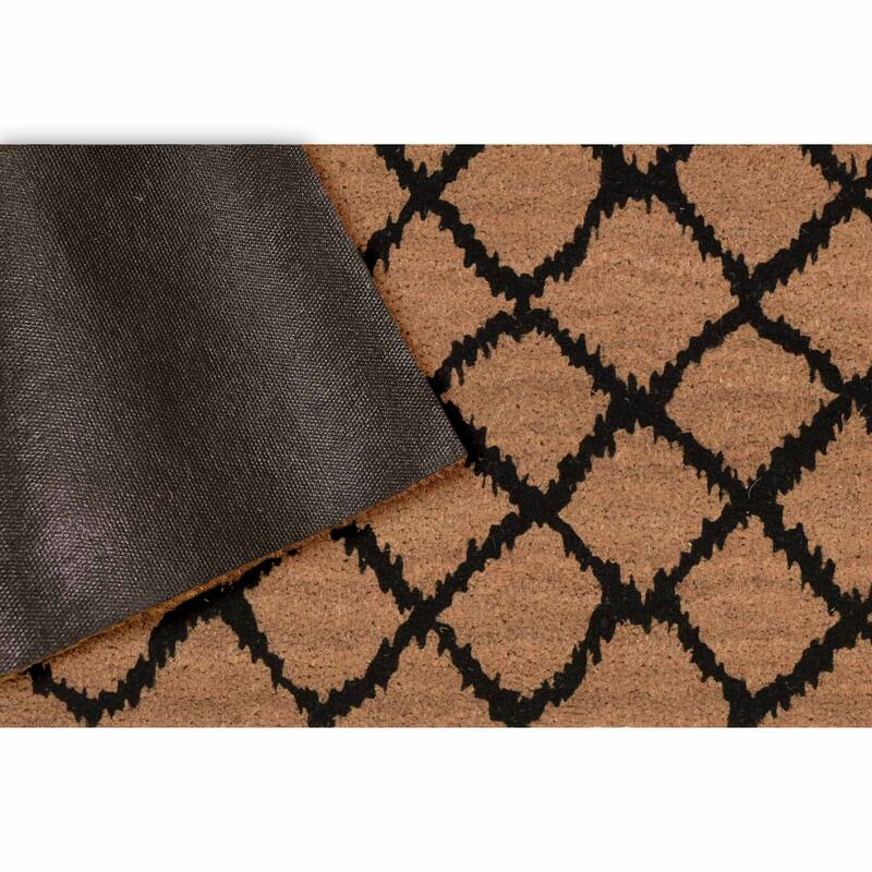Liora Manne Trellis Coir Welcome Door Mat (1'6" x 2'6")
