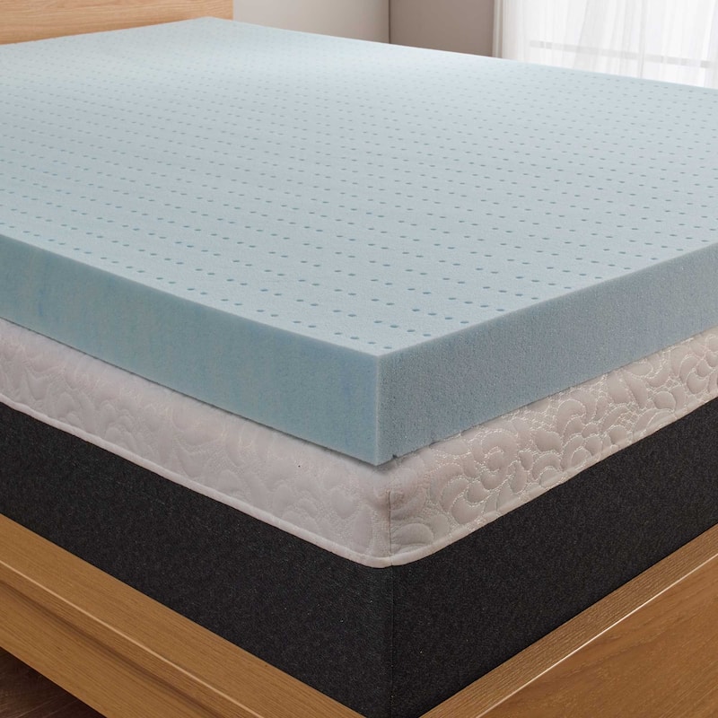Comfort Tech 4" TheraGel Memory Foam Mattress Topper