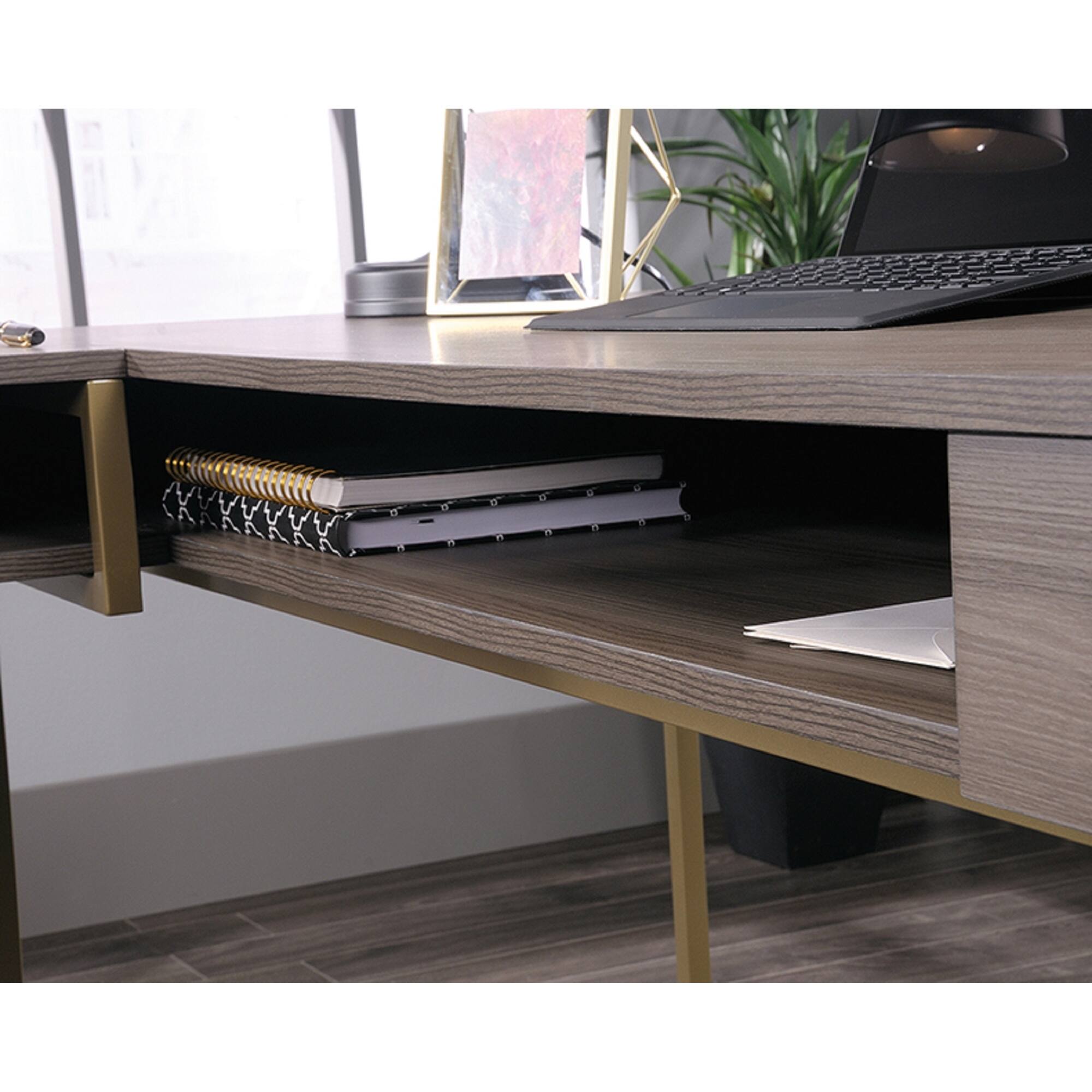 Shop Sauder Lux Collection Home Office Desk Overstock 32456892