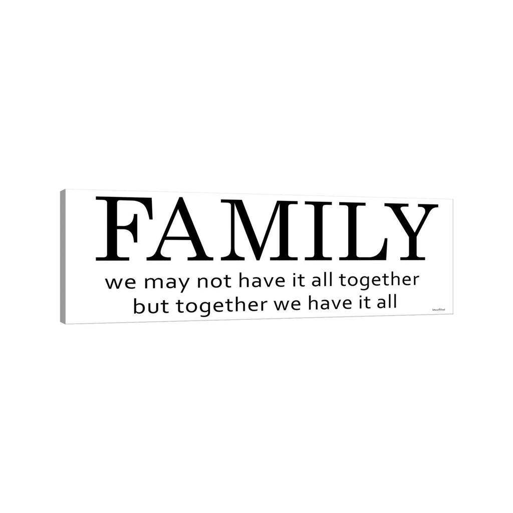 iCanvas "Family" by lettered & lined Canvas Print