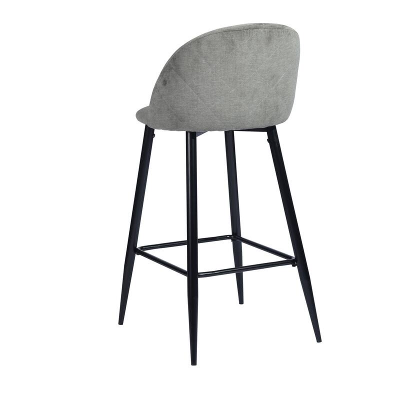 Upholstered Bar Stools Set of 2