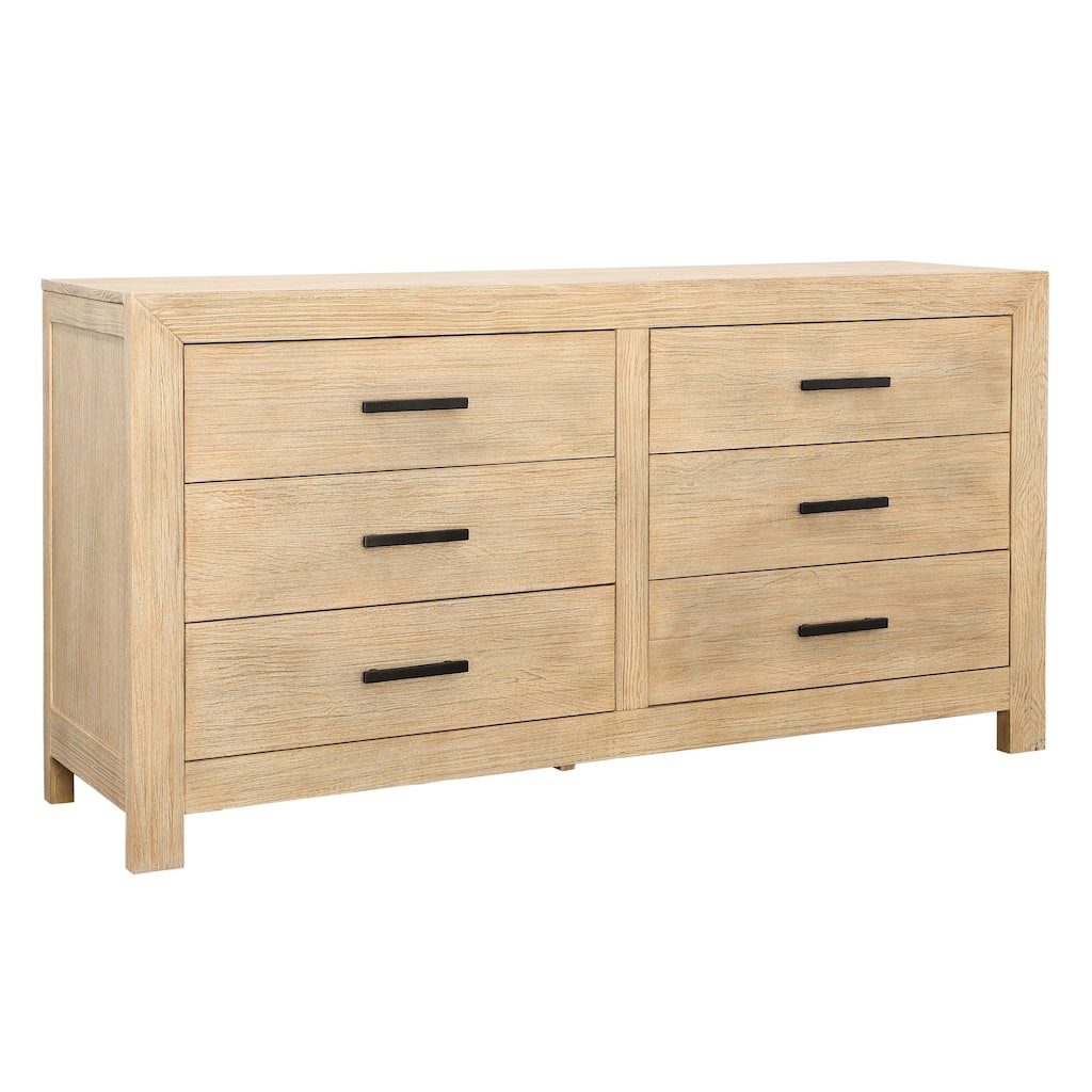 Eastgate 6-Drawer Dresser, Light Warm Wash