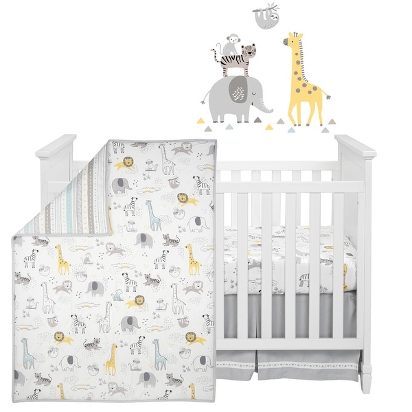 giraffe print crib bumper