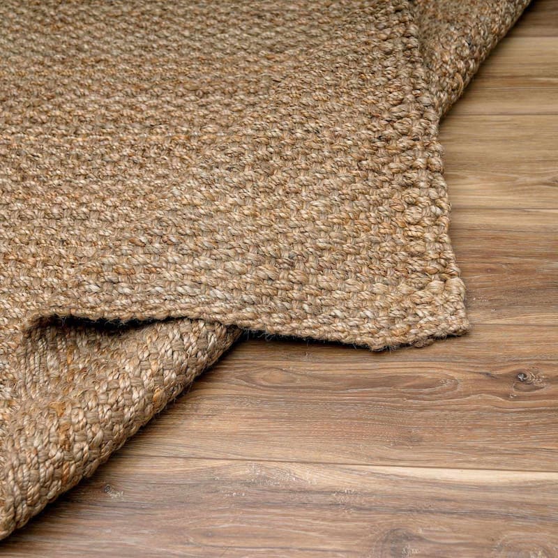 Hauteloom Jute Rug Collection - Natural Fiber Jute Farmhouse Area Rug