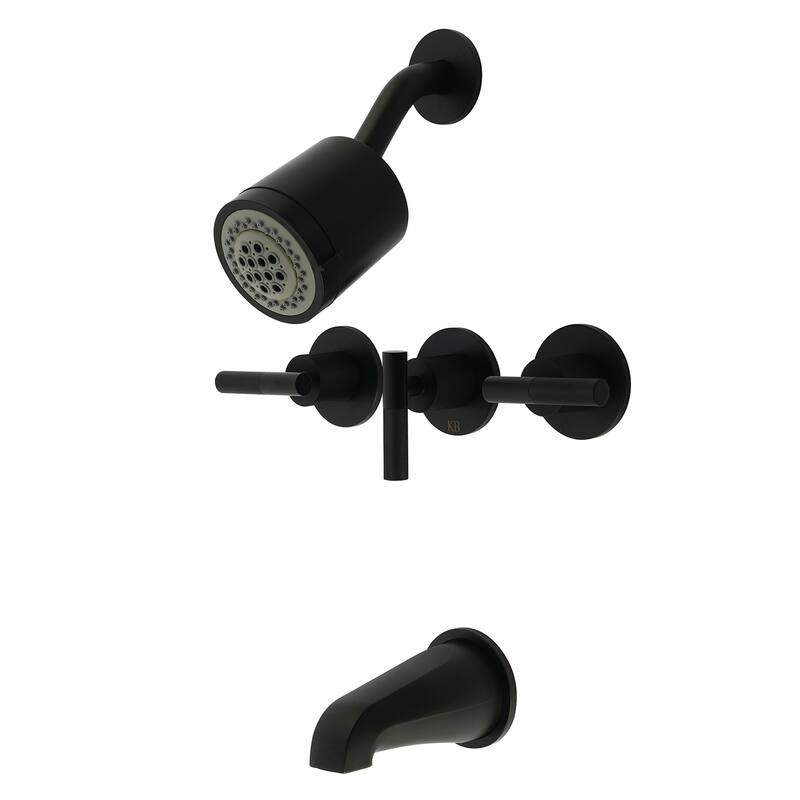 Kingston Brass KBX813.KNL Convergent Tub and Shower Trim Package with