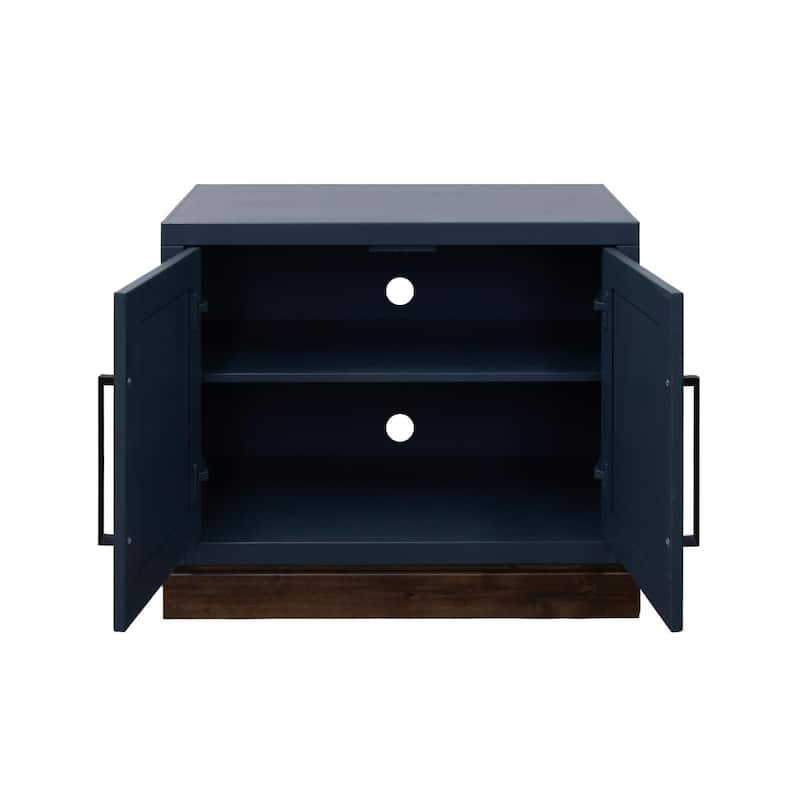 Bridgevine Home Nora Modular 2-Door Base Cabinet, No Assembly Required, Two-Tone Finish