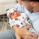 preview thumbnail 3 of 4, Construction Truck Collection Boy Baby Cocoon and Beanie Hat Sleep Sack - 2pc Set - Grey Yellow Orange Red Blue Transportation
