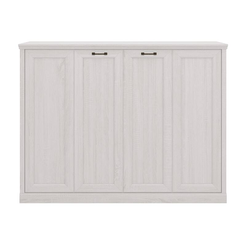 Twin/Full Murphy Bed Wall Bed, Folding into a Cabinet, Space Saving Bedroom Furniture for Multipurpose Guest Room, Home Office
