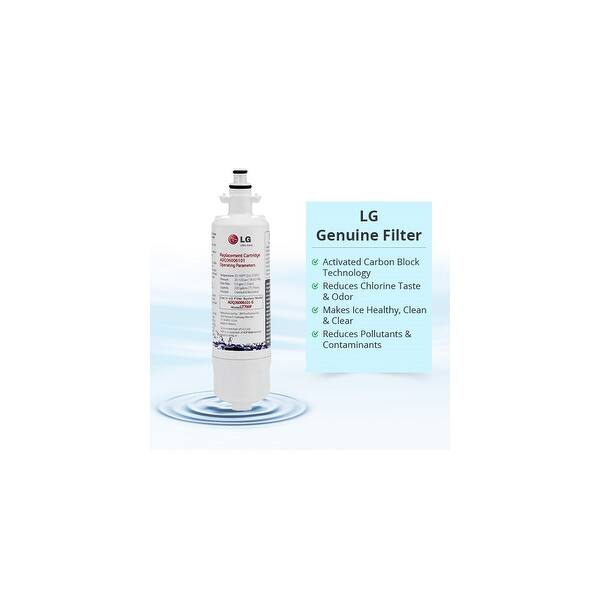 Replacement Water Filter For Lg Lfxc24726s Refrigerator Water Filter White L Overstock 17810623