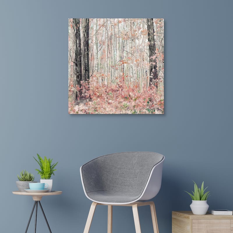 Wooded Coral by Studio Arts Canvas Art Print