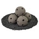 preview thumbnail 105 of 121, Ceramic Fire Balls for Indoor/ Outdoor Fire Pits or Fireplaces 6 Inch - Charcoal Gray, Hollow