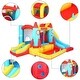 preview thumbnail 10 of 8, 420D 840D Oxford cloth jump surface rocket with fan inflatable castle n001 - 131.10 x 108.27 x 72.83