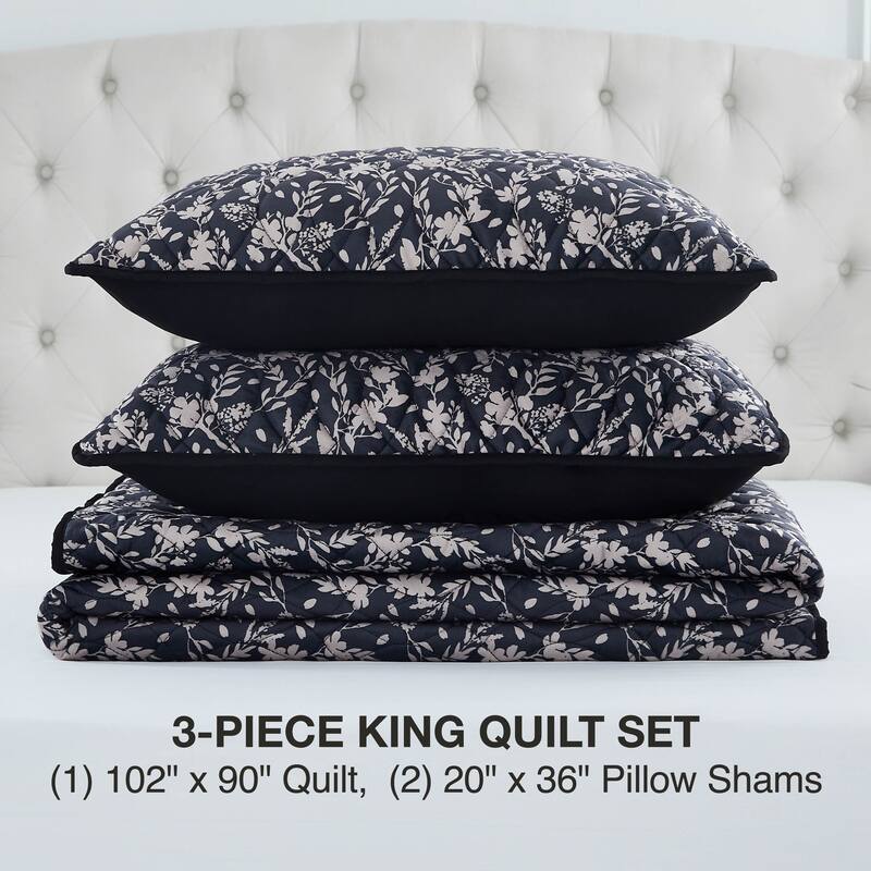 BCBG Vanna Velvet Quilt Sets