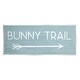 Stupell Bunny Trail Arrow Pointing Right Wall Plaque Art Design by Lady ...