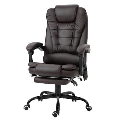 7 Mode Vibrating High Back Executive Massage Adjustable Office Chair - 26.5" W x 31" D x 43.75"-47.75"