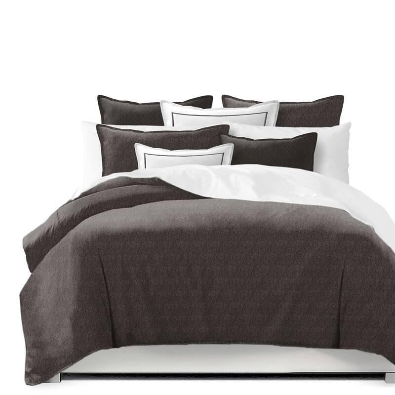 Underwood Chocolate Twin Comforter & 1 Sham Set, plus 1 bonus cushion