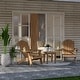 preview thumbnail 10 of 49, WINSOON HIPS Oversized Adirondack Chair with Cup-Holder