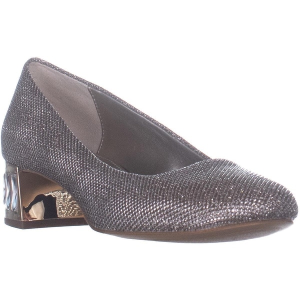 anne klein block heel pumps