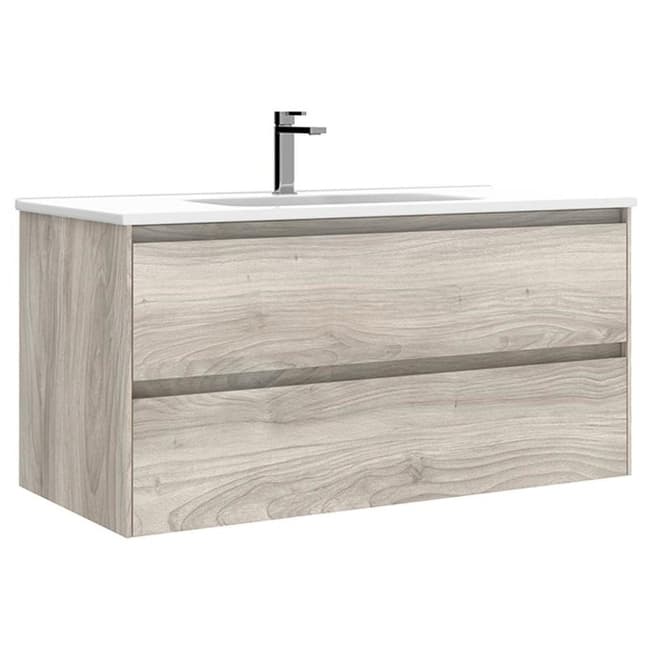 WS Bath Collections Perla C100 Perla 40" Wall Mounted Single Basin