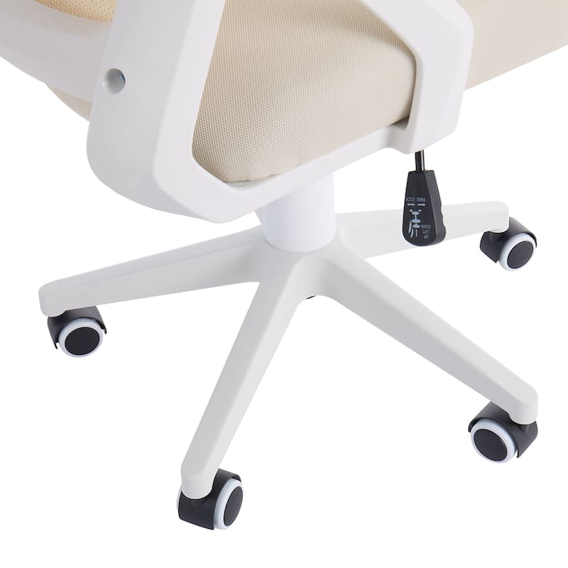 Javlergo Office Chair Mid Back Swivel Lumbar Support Desk Chair, Computer Ergonomic Mesh Chair with Armrest